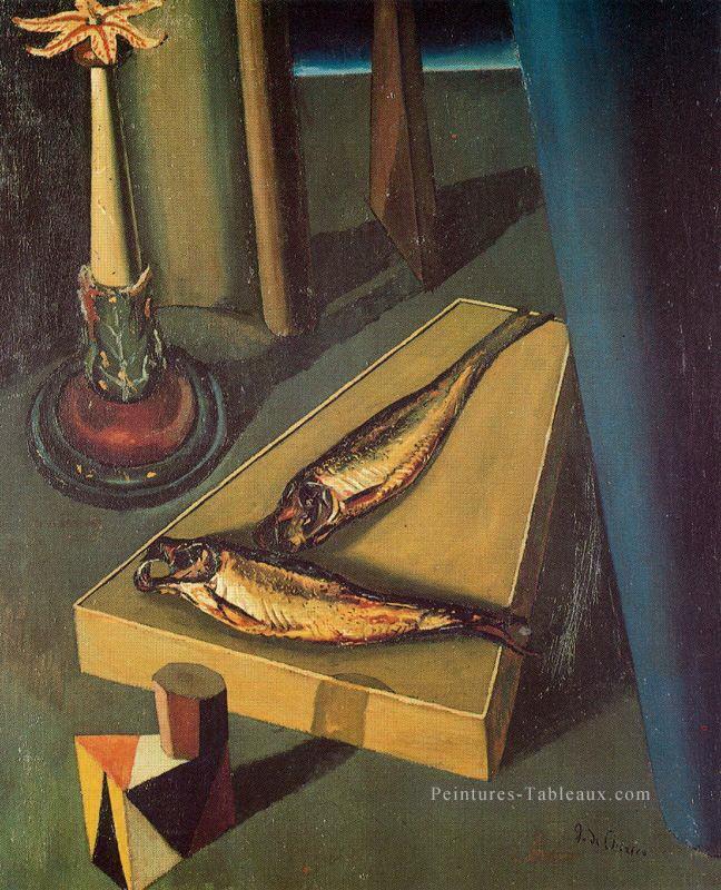 poisson sacré 1919 Giorgio de Chirico surréalisme métaphysique Peintures à l'huile
